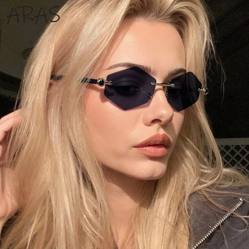 lunettes de soleil hexagonale