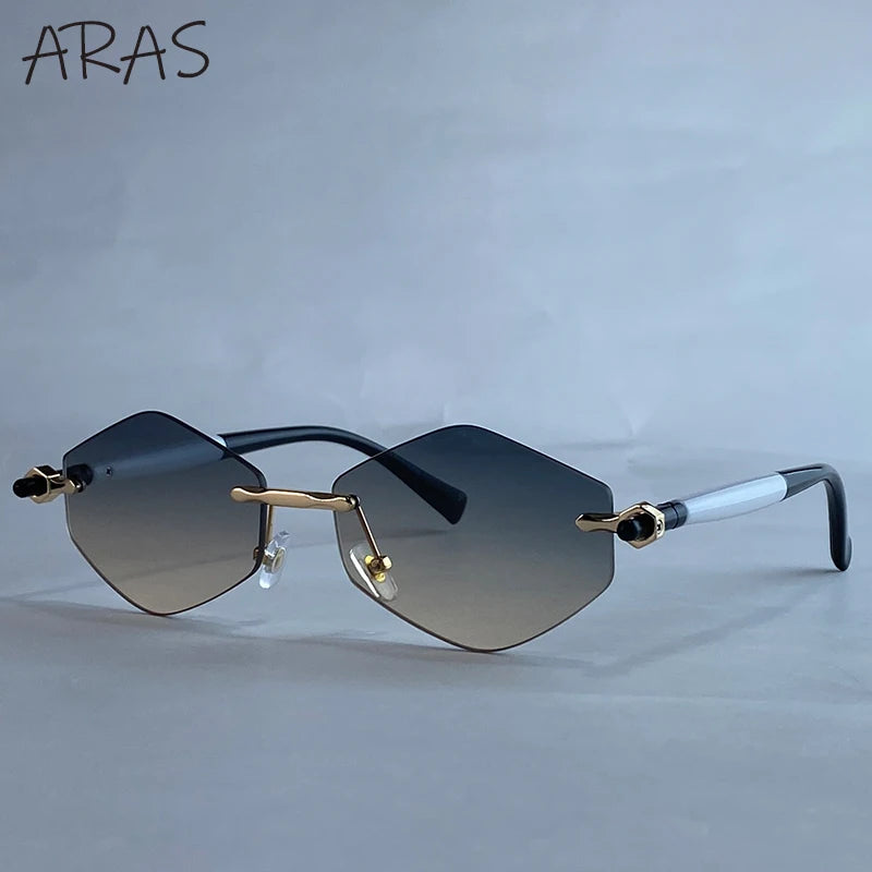 lunettes de soleil hexagonale