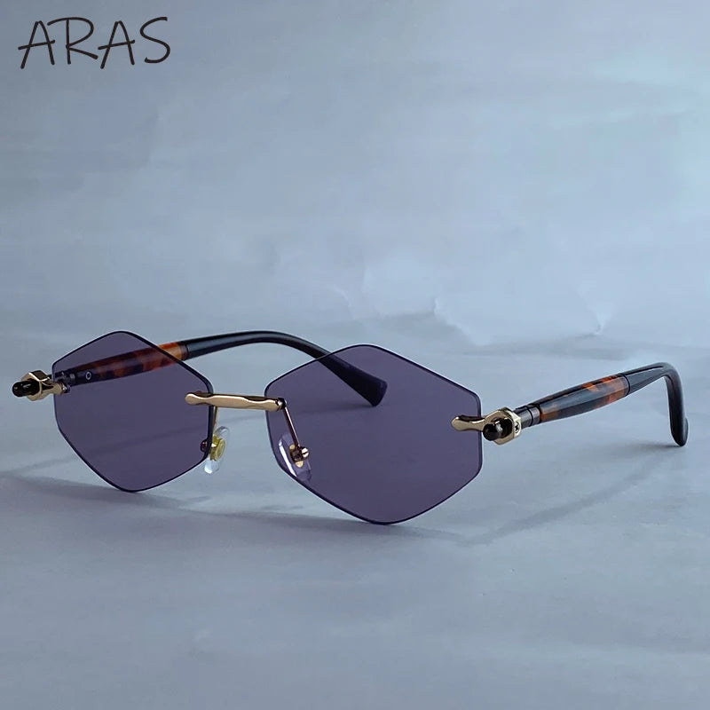 lunettes de soleil hexagonale