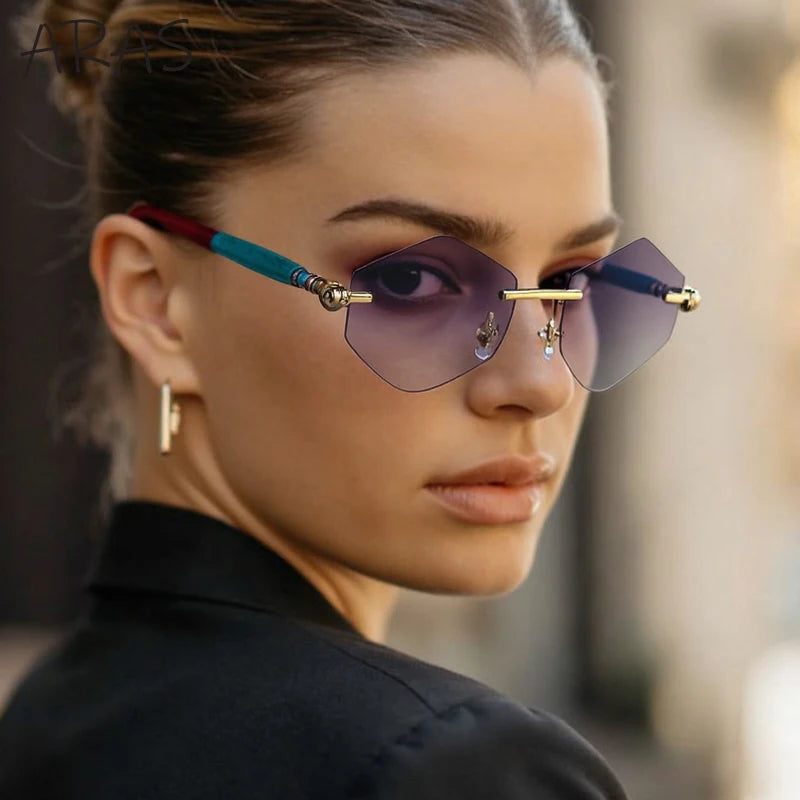 lunettes de soleil hexagonale