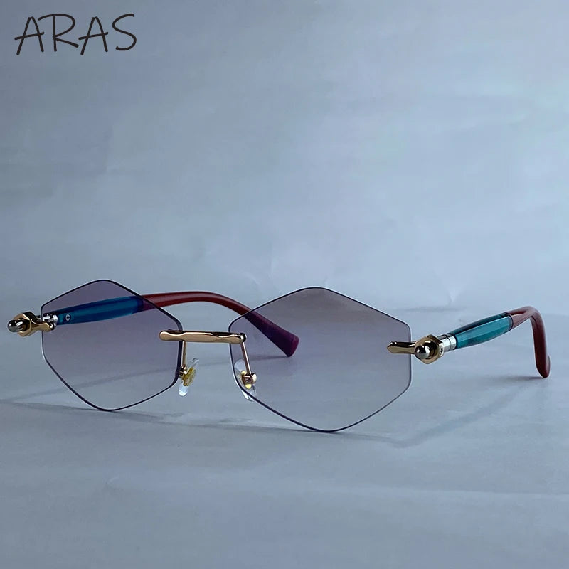 lunettes de soleil hexagonale