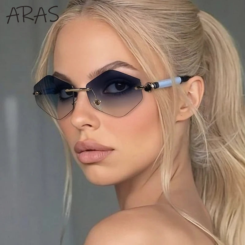 lunettes de soleil hexagonale