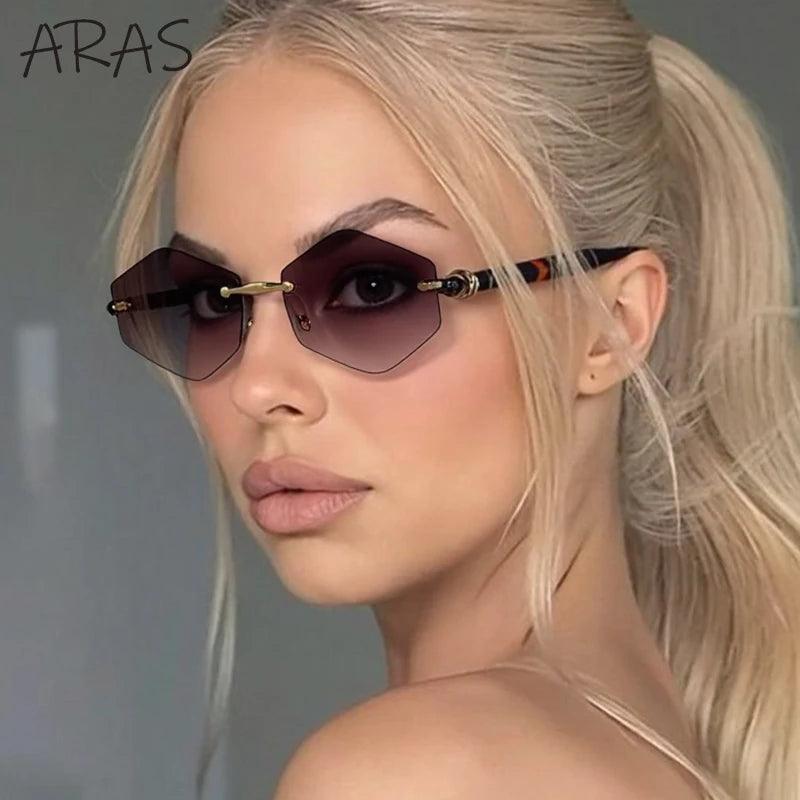 lunettes de soleil hexagonale